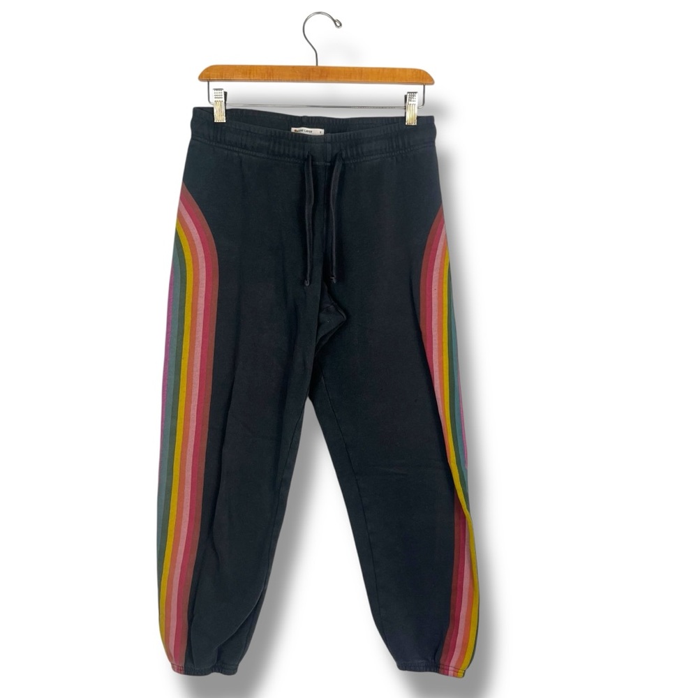 Marine Layer Sweatpants Womens Small  Anytime Rainbow Jogger Drawstring Surf - Picture 4 of 9